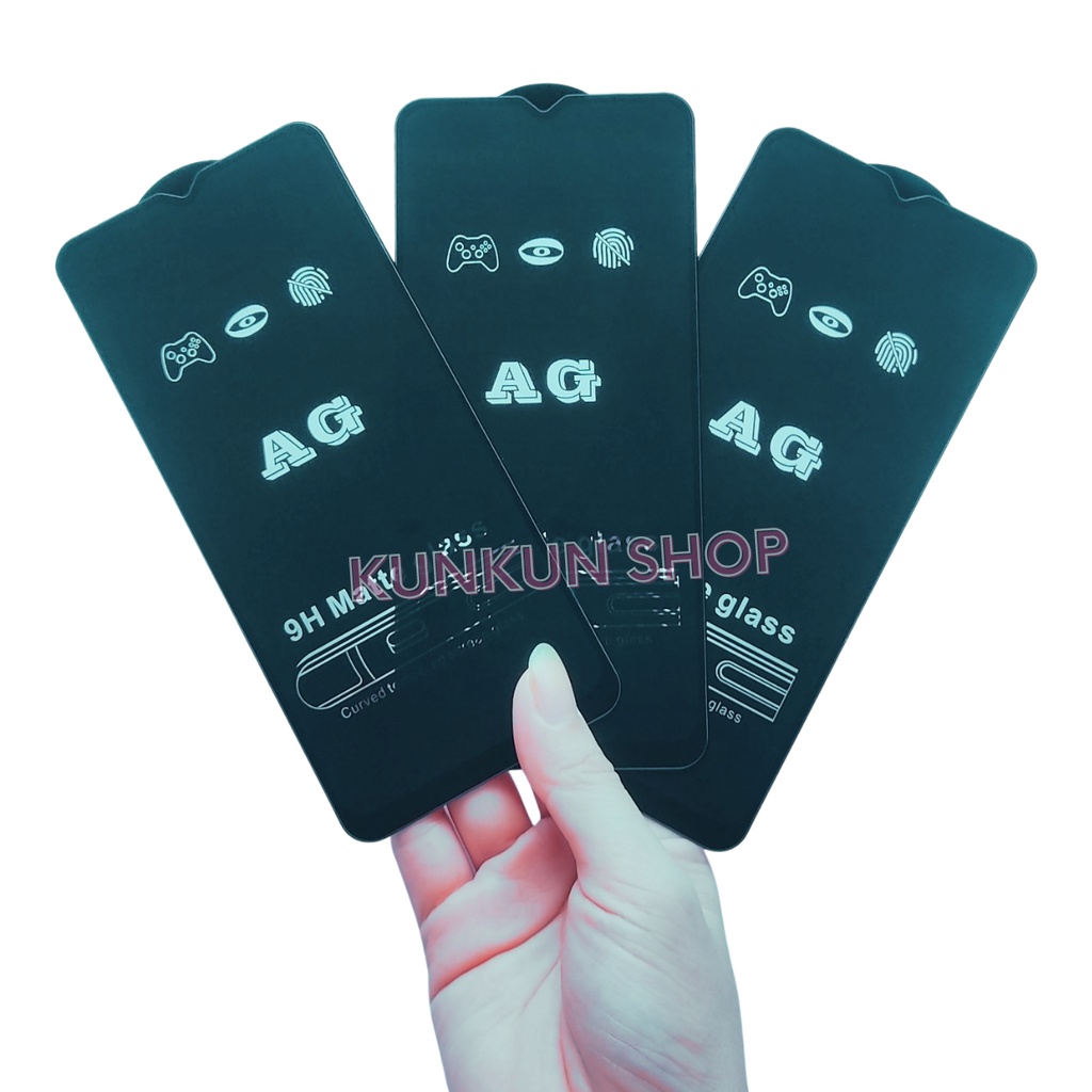 [AG Chống vân tay] Kính Cường Lực Xiaomi Redmi note 8/ Note 8 Pro -Full màn hình -Nhám chống mồ hôi tay - Vuốt siêu mượt