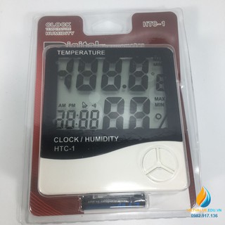 Ẩm kế đo độ ẩm và nhiệt độ hiển thị kỹ thuật số mã HTC1