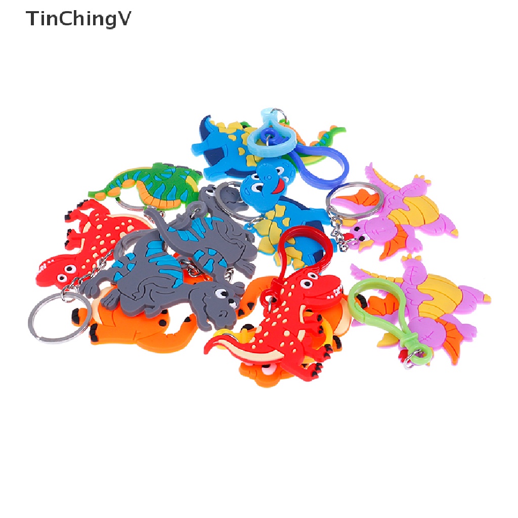 Set 6 Móc Khóa Hình Khủng Long Đáng Yêu