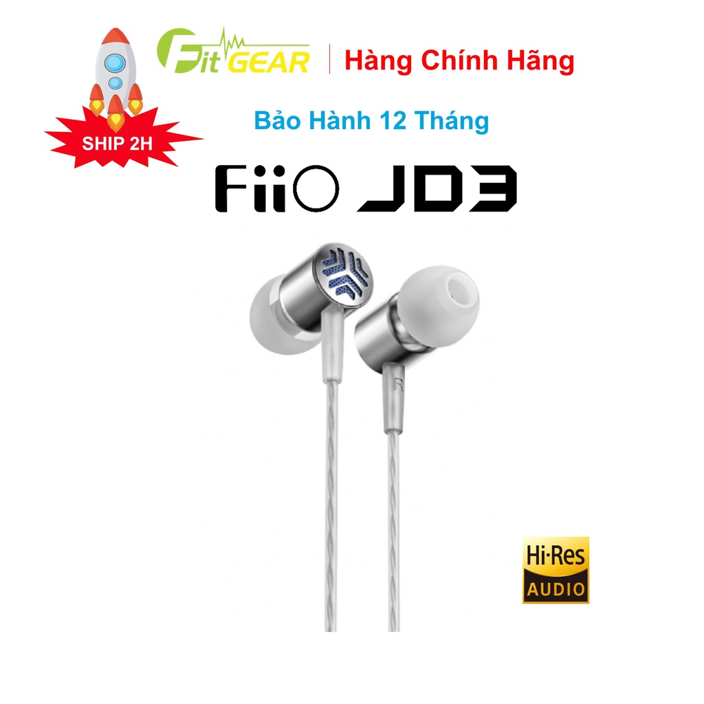 Tai Nghe Fiio JD3 - Tai Nghe Âm Trầm Bass Sâu