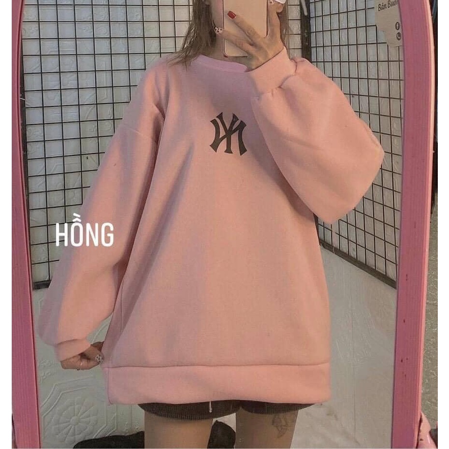 áo sweter ny nỉ ngoại tay bồng