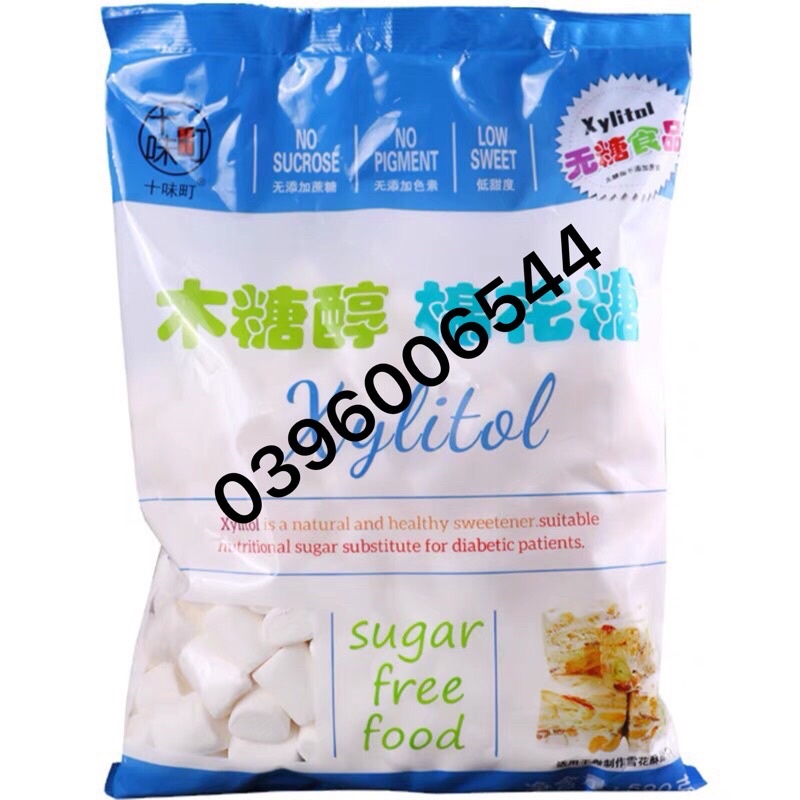 Kẹo marshmallow đường ăn kiêng xylitol 500