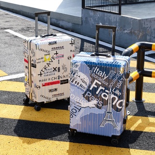 ◎ Vali khung nhôm lưới màu đỏ vali 20 inch hộp mật khẩu hộp đựng bánh xe đẩy đa năng bao da nam