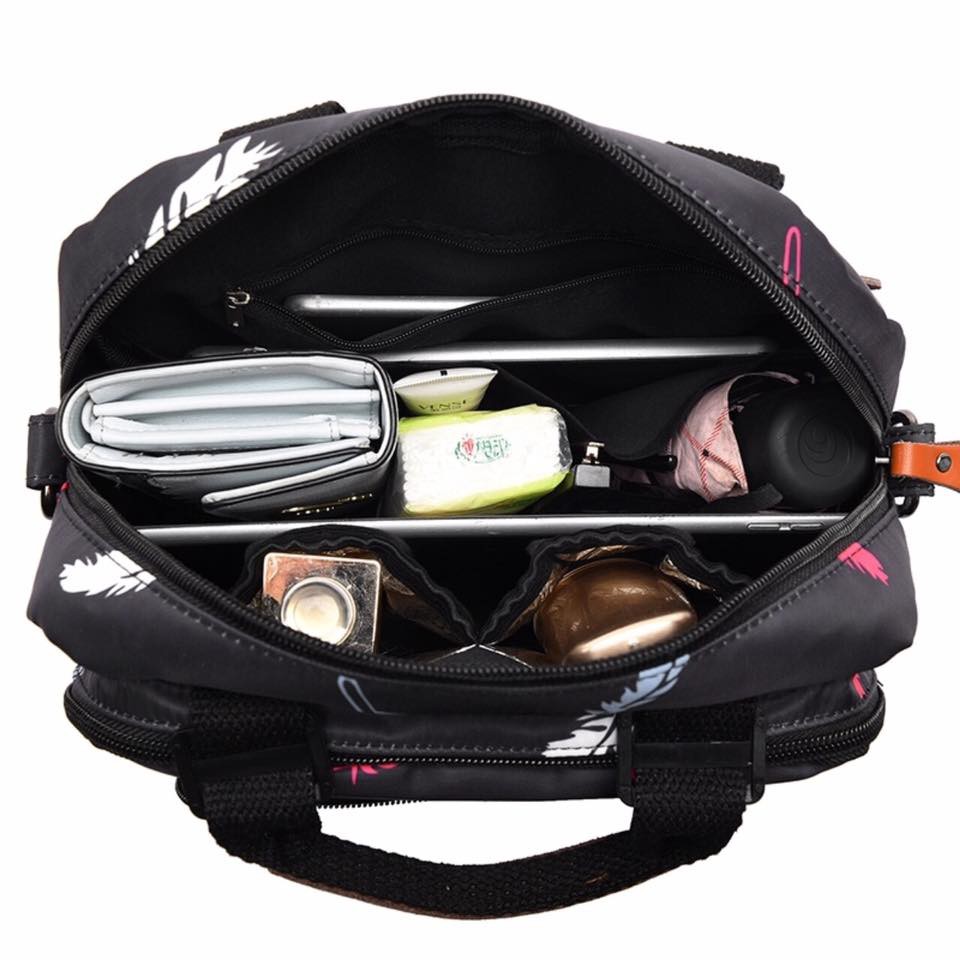 Túi Xách Balo Bỉm Sữa Mini LAGAFFE Mẫu Mới Nhất 2021