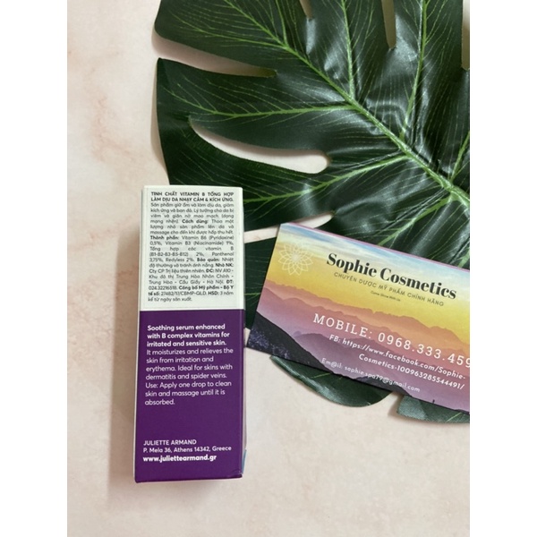 SERUM HỒI PHỤC GIẢM ĐỎ CHỐNG KÍCH ỨNG VITAMIN B COMPLEX JULIETTE | BigBuy360 - bigbuy360.vn