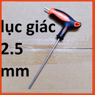 Tay vặn lục giác chữ t asaki 2.5mm, lục giác 2.5