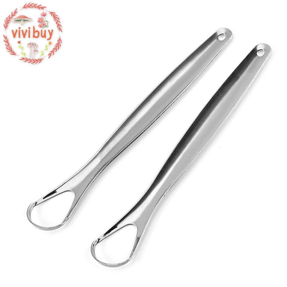 Dụng cụ cạo lưỡi làm sạch bằng thép không gỉ giảm mùi hôi miệng