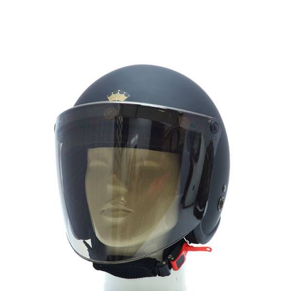 Kính rời thẳng GRS gắn nón bảo hiểm 3/4 (Màu khói)