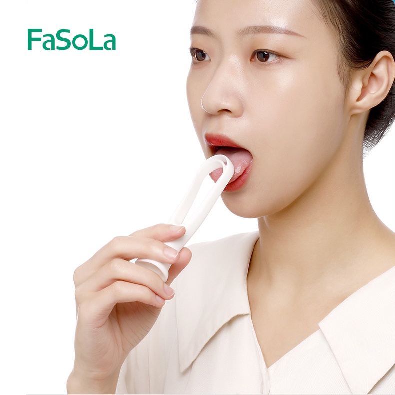 Đồ cạo lưỡi, dụng cụ vệ sinh lưỡi FASOLA FSLZF-049