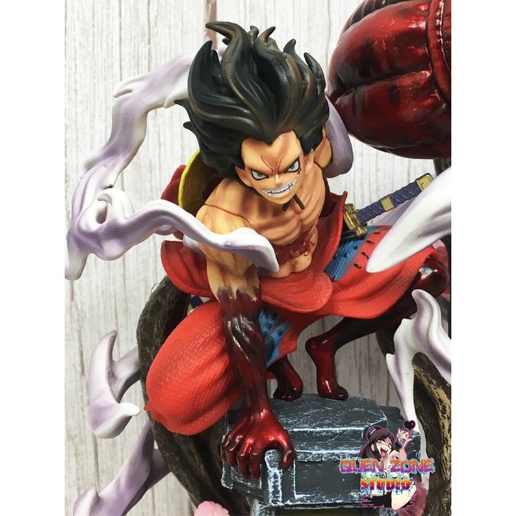 Mô hình luffy snakeman gear 4 đại chiến wano phiên bản mini