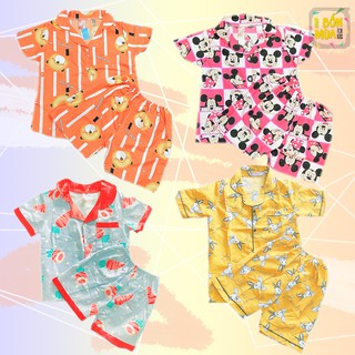 [PIJAMA 13-40KG BÉ GÁI] IN HỌA TIẾT DỄ THƯƠNG, CHẤT VẢI KATE MỀM MỎNG MÁT-SHOP BỐN MÙA