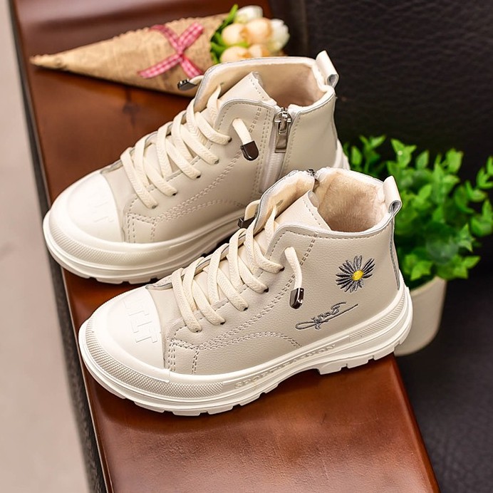 Bốt cho bé gái giày boot buộc dây phong cách siêu chất cho bé yêu