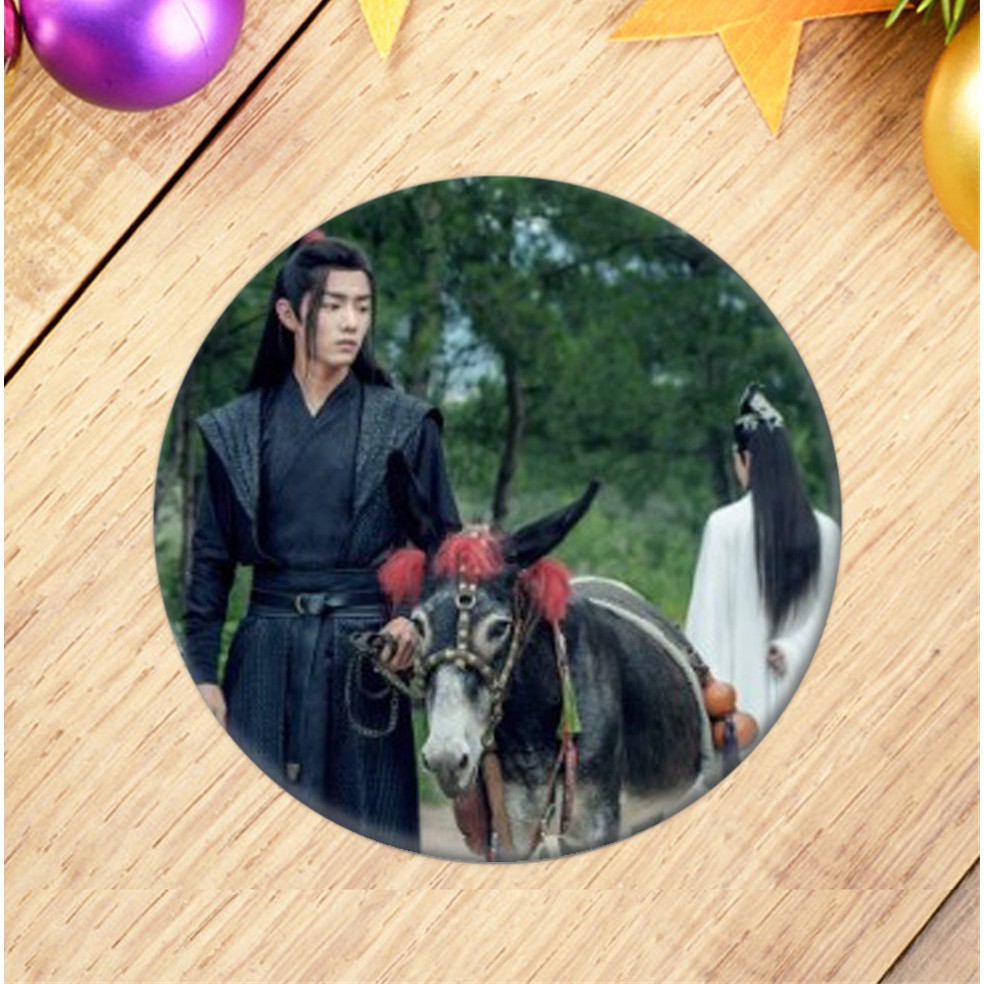 Huy hiệu Trần Tình Lệnh Lam Vong Cơ Ngụy Vô Tiện huy hiệu cài áo balo