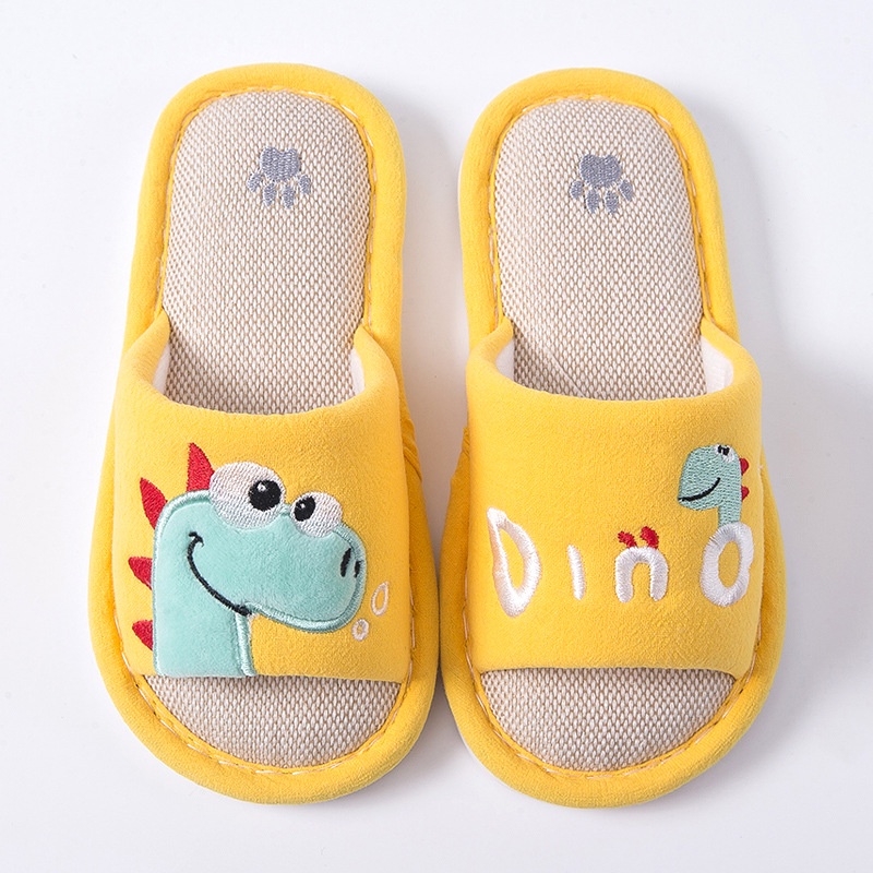 Dép Đi Trong Nhà Chống Trượt Hình Khủng Long Hoạt Hình Đáng Yêu Thời Trang Xuân Hè Cho Bé
