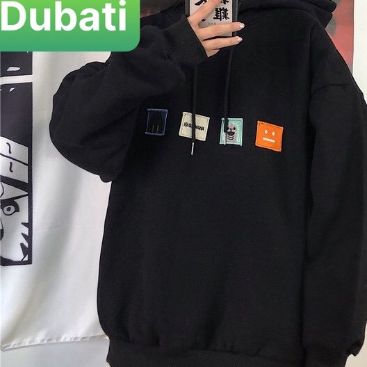 ÁO HOODIE - ÁO NỈ NAM NỮ LOGO STICKER SIÊU HOT PHONG CÁCH HÀN QUỐC CHỐNG NÓNG LẠNH VẢI MỊN- DUBATI FASHION