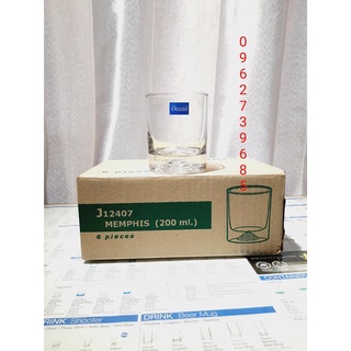 BỘ 6 cốc xoáy ocean rượu mạnh  J12407 MEMPHIS ROCK 200ml