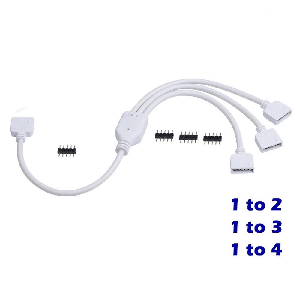 Đầu Nối Dây Đèn LED RGB AUGUSTINA 4Pin Cho Kết Nối Female 5050 3528 RGB