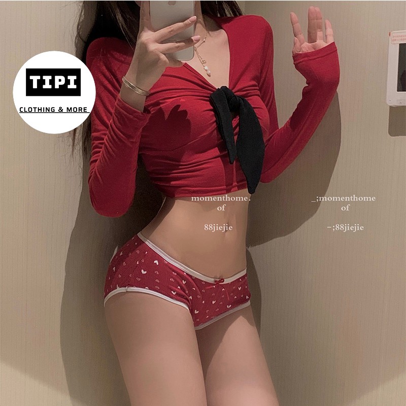 Quần lót cotton gân Take me to your heart B1-10