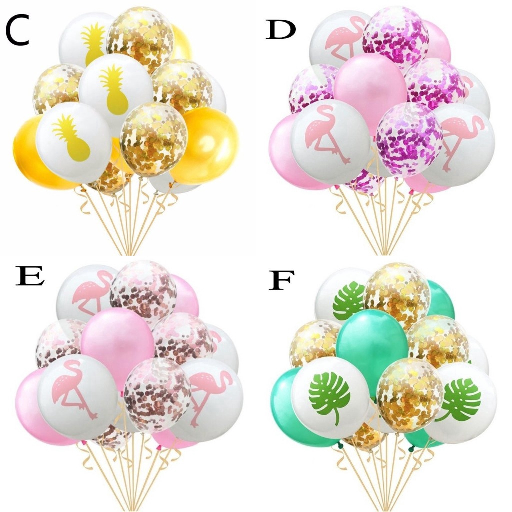 Set 10 Bong Bóng 12 Inch Trang Trí Giáng Sinh