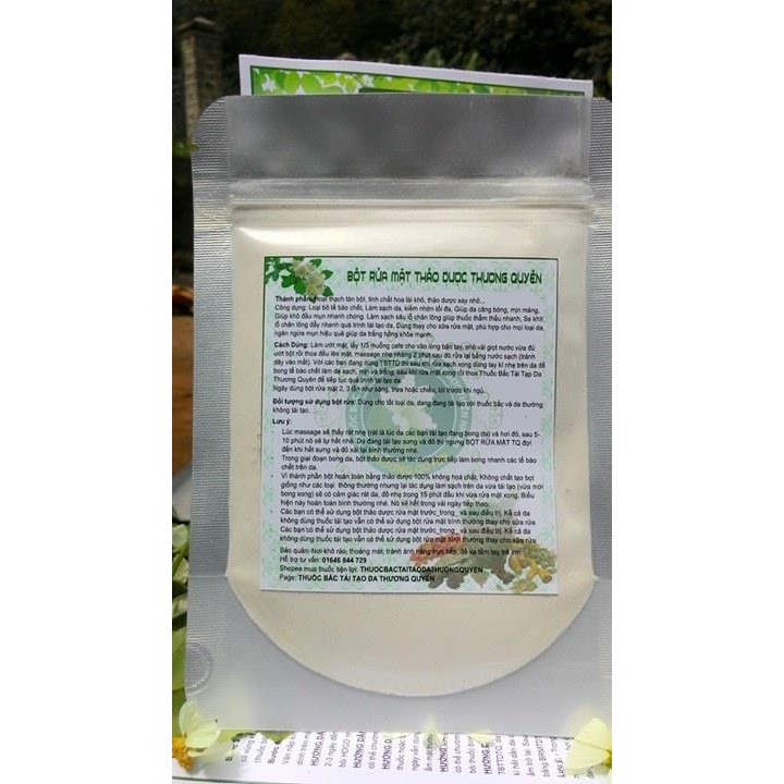 BỘT THUỐC BẮC RỬA MẶT