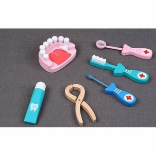 Bộ đồ chơi bác sĩ bằng gỗ cho bé
