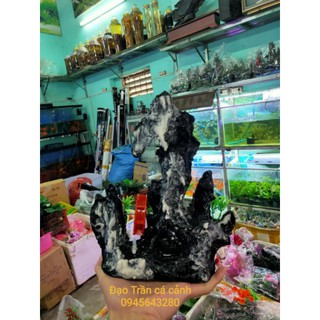 Hòn non bộ trang trí bể cá (nhựa đúc )