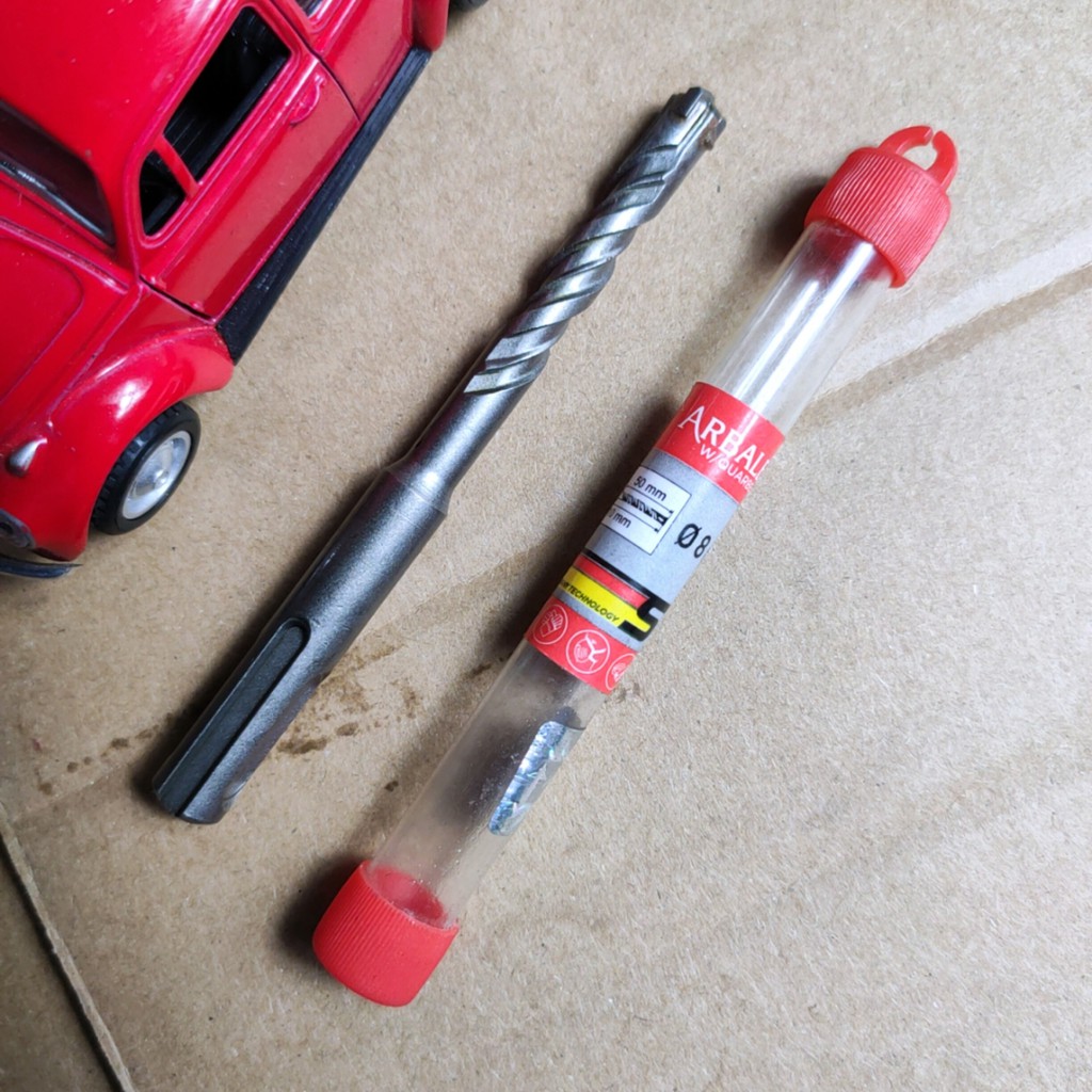 Combo 6 Mũi khoan bê tông 4 me 6-12mm, hàng cao cấp ARBALEST, dùng cho máy khoan bê tông phổ thông