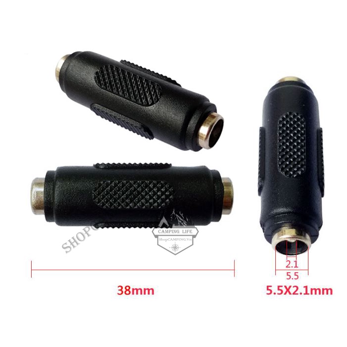 Dây đầu tẩu cái cắm nguồn oto chuyển sang jack DC đực, cái - Camping VietNam
