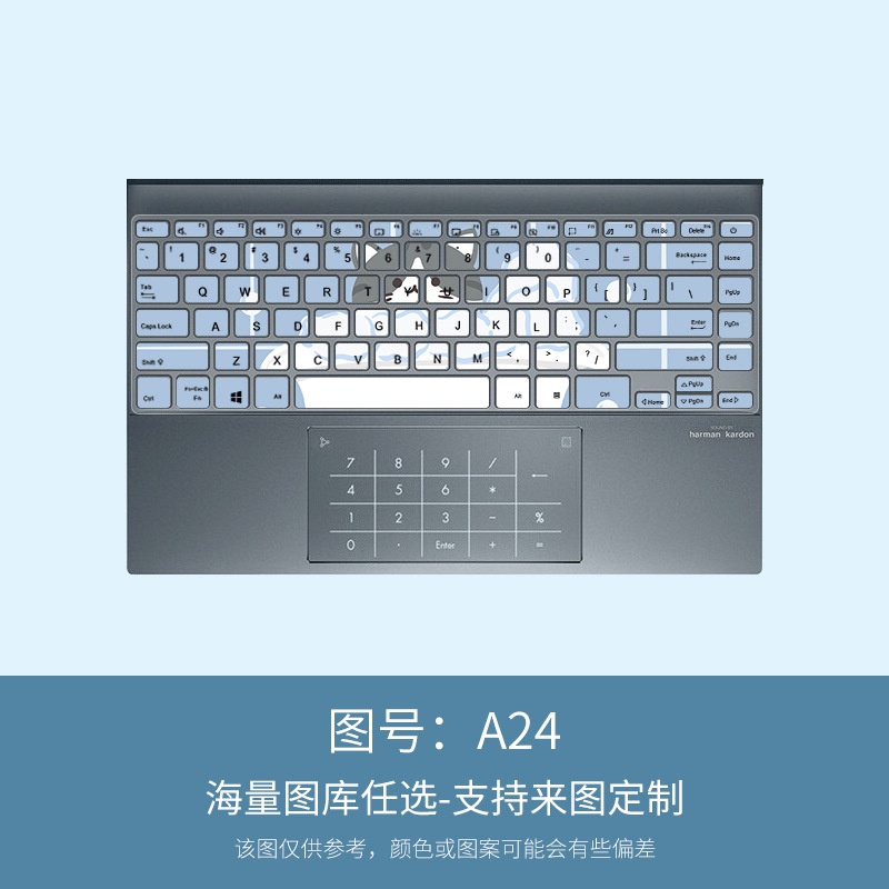 Tấm Lót Bảo Vệ Bàn Phím Máy Tính Asus ZenBook 13 UX325 UM325 UX363J UX363JA UXF3000E U3700E U3700 U3700J 2020 Ốp