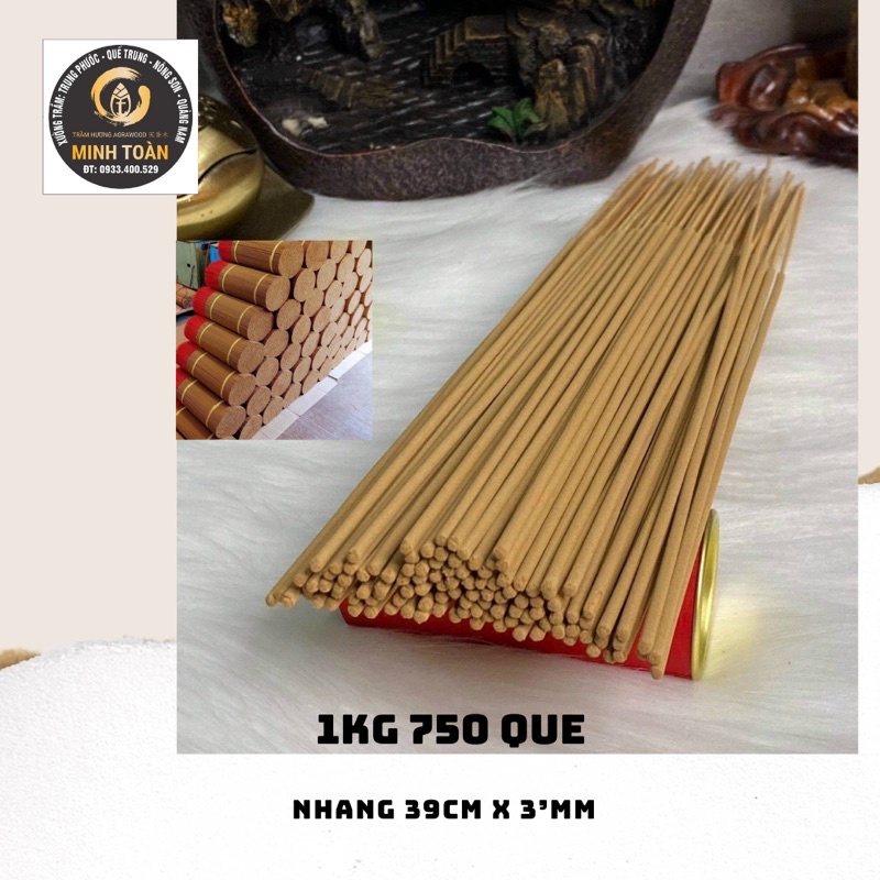 sỉ NHANG TRÂM SẠCH NHÀ LÀM 1kg hon 700que cao 39cm x3mm #nhangtram #trầmhương