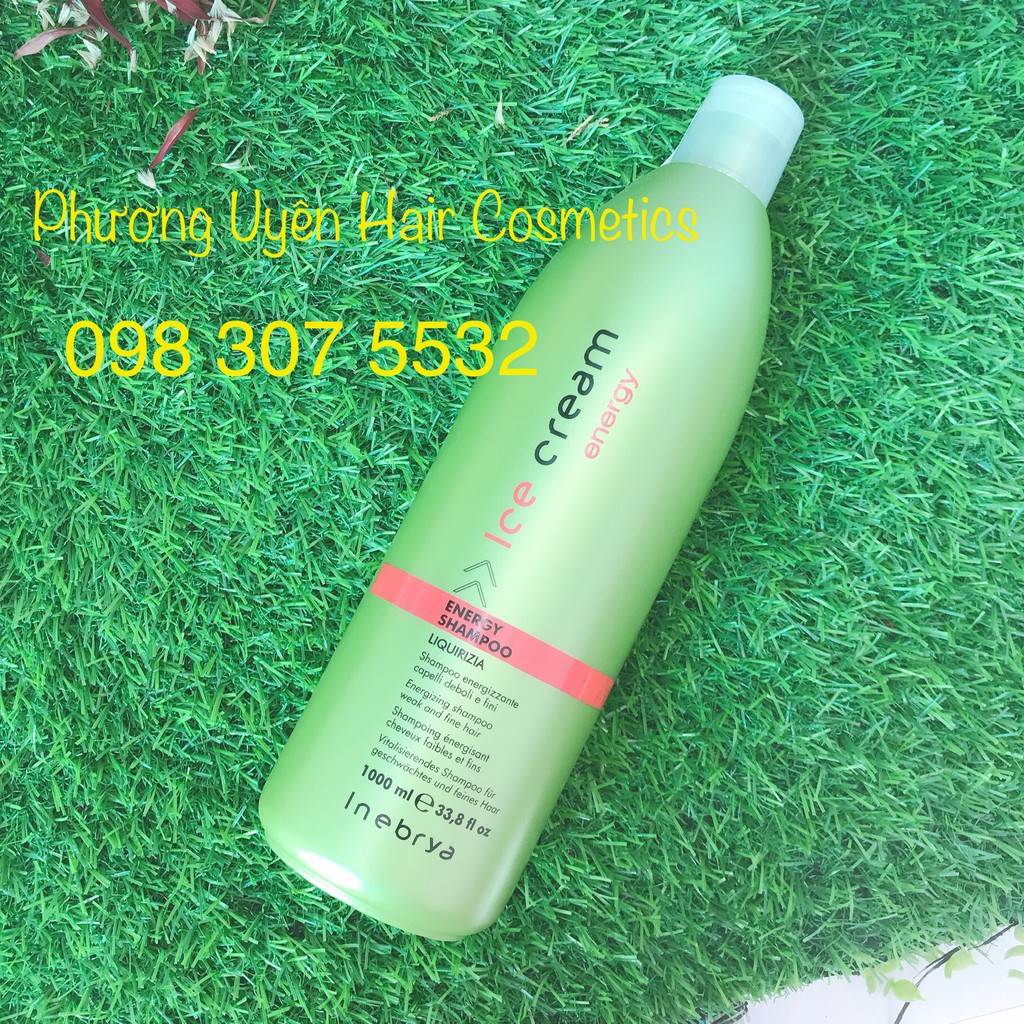 Dầu gội chống rụng tóc Inebrya Ice Cream Energy - Anti Hair Loss 1000ml