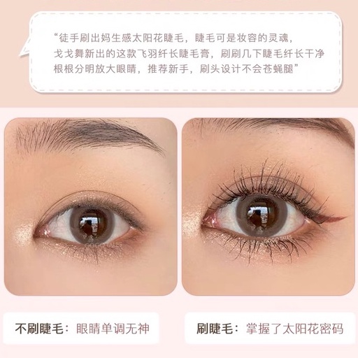 Mascara Gogo TALES Hai Đầu Chống Thấm Nước Không Nhòe Chuốt Dày Và Cong Mi