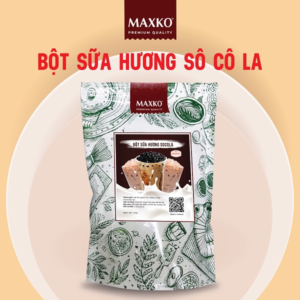 Bột Sữa Hương SOCOLA dùng pha chế trà sữa, túi 1KG