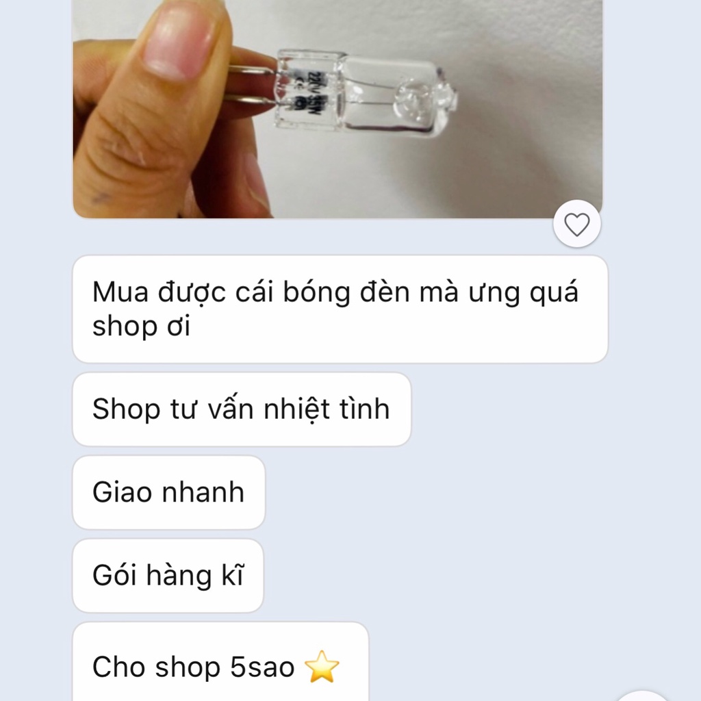 Bóng đèn xông tinh dầu loại 2 chân nguồn 220V Halogen sợi đốt - gomsumailinh