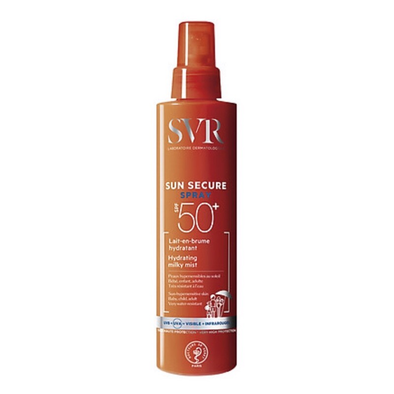 Xịt Chống Nắng SVR Sun Secure Spray Spf50+ (200ml), hsd 1/2022, mất nắp