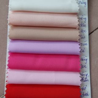 Vải lụa Thái co giãn, dày đẹp, cực chất