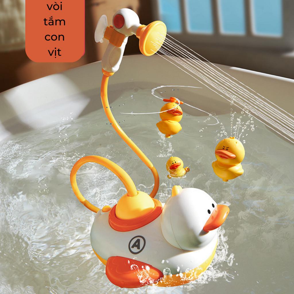 Đồ chơi nhà tắm cho bé. vịt phun nước gấu phun nước có vòi hoa sưn vui nhộn cho bé