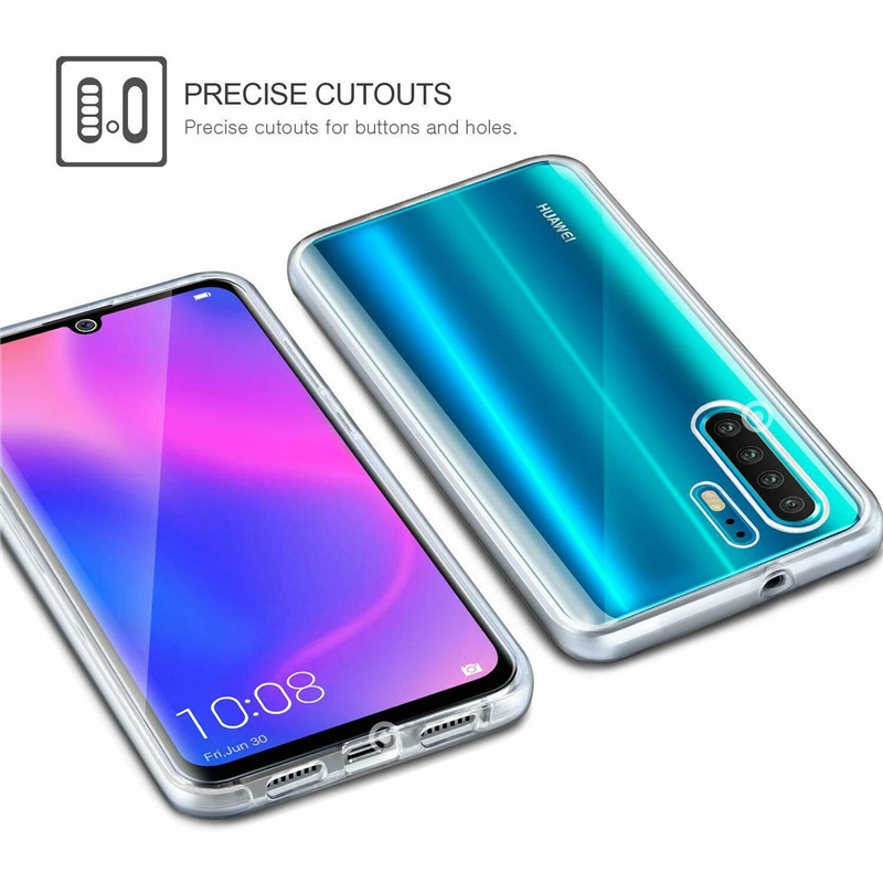 ốp điện thoại Silicone Trong Suốt 360 Độ Cho Huawei Y9 Prime Y7 Y6 Pro Y5 2019 2018 Y9Prime Y7Pro Y6 Pro