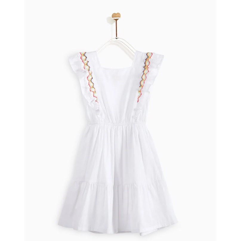 Đầm M.D.K Bé Gái Linen Blend Dress M.D.K - xinh xắn, đáng yêu