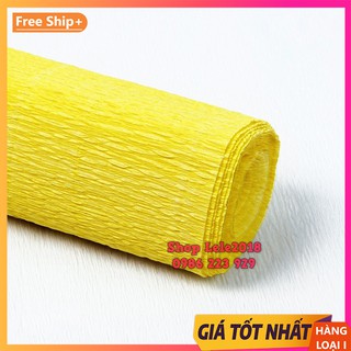 Giấy nhún, nhăn cuộn, gấp làm hoa (cuộn 50cm*2,5m)