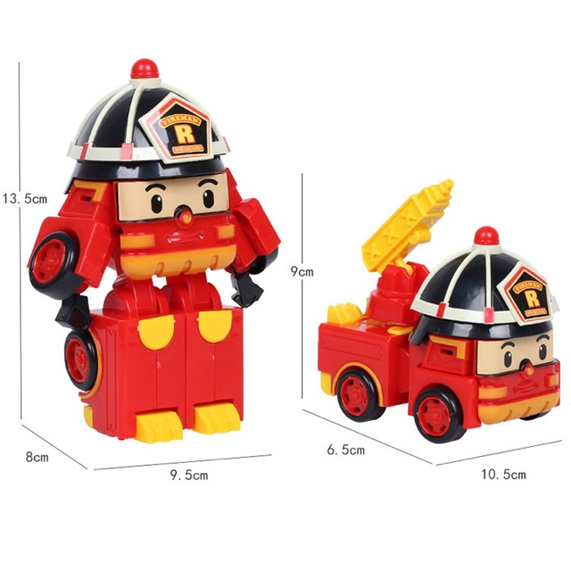 HỘP 1 XE LOẠI TO_ĐỒ CHƠI ROBOCAR POLI BIẾN HÌNH SIÊU ĐẲNG SÁNG TẠO CHO BÉ 869