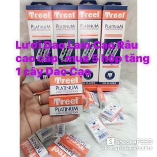 ⭐️✨🌺  Lưỡi Dao Lam Treet cam cao Cấp Hộp 200 rưỡi 💫⭐️