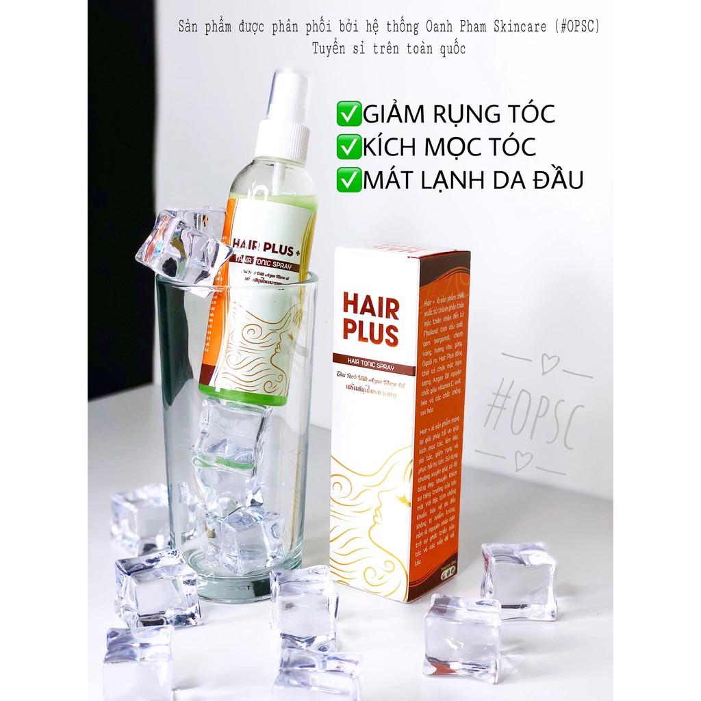 XỊT DƯỠNG TÓC HAIR PLUS - NGĂN RỤNG TÓC, KÍCH THÍCH MỌC TÓC