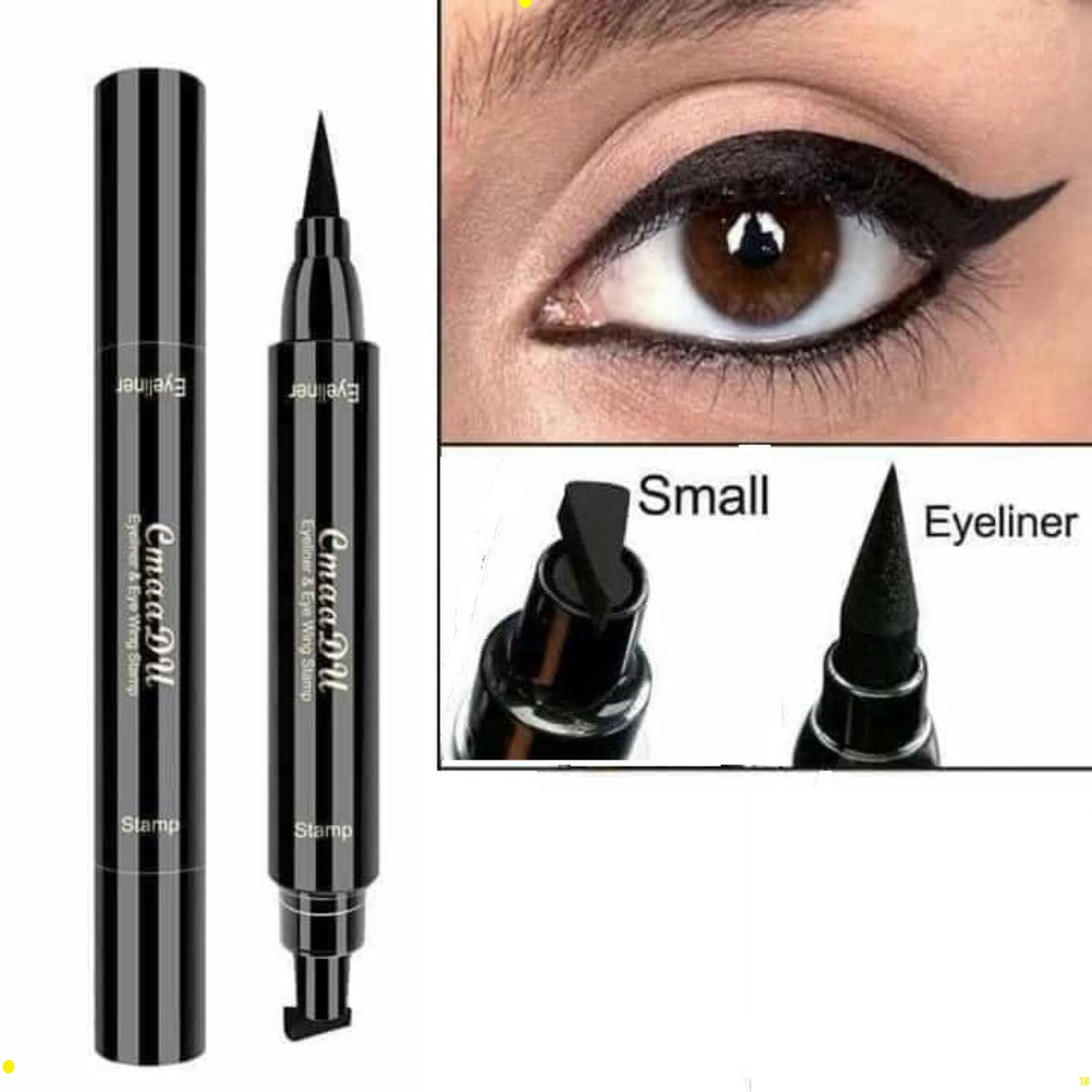 Bút Kẻ Mắt nước 2 Đầu nội địa trung Cmaadu QIC định hình , bút kẻ chống nhòe không thấm nước MEU | BigBuy360 - bigbuy360.vn