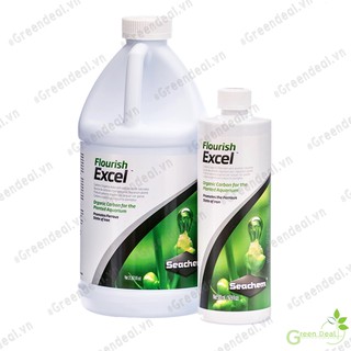 [Tem Sicavi] SEACHEM - Flourish Excel (Chai 250 ml) | Bổ sung CO2 dạng lỏng, diệt rêu hại cho hồ cá thuỷ sinh