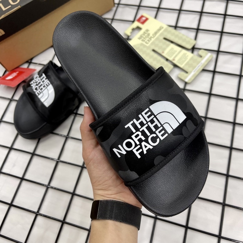 [CHÍNH HÃNG] Dép The North Face Black White