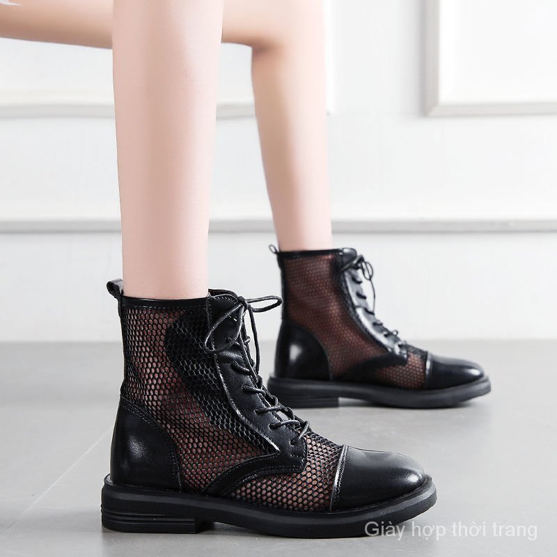 DR. MARTENS Giày Bốt Nữ Đế Dày Thời Trang Anh Quốc