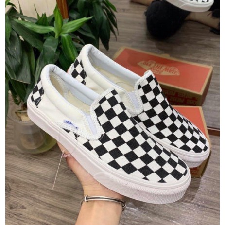 Giày Thể Thao Van Caro, Giày Lười Slip On Nam Nữ Full Box | BigBuy360 - bigbuy360.vn