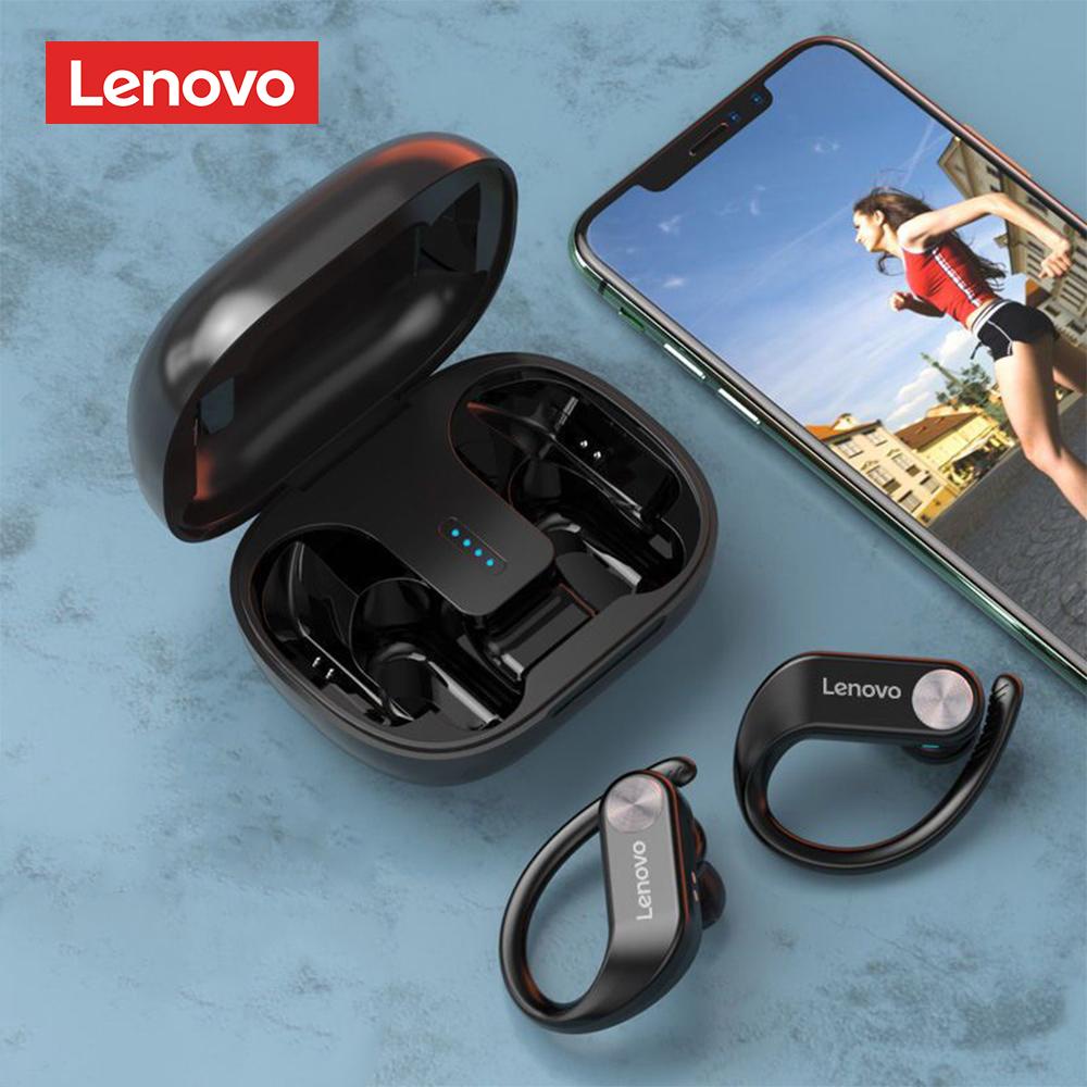 Tai Nghe Thể Thao Không Dây bluetooth 5.0 Chống Thấm Nước ipx5 Màn Hình Pin Chuyên Dụng Cho Chơi Game Lenovo tws