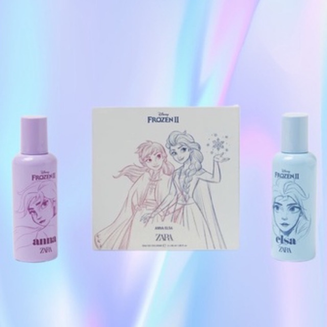 Set nước hoa trẻ em ZARA FROZEN II ELSA + ANNA © DISNEY EDC 50 ML (1,69 FL. OZ).